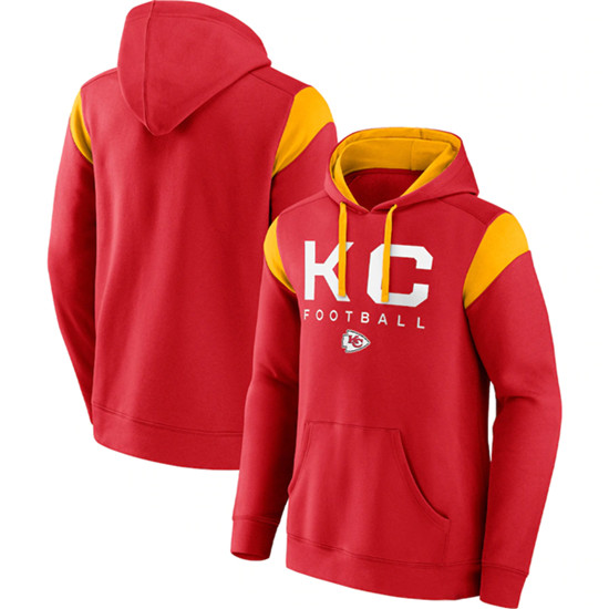 Men's Kansas City Chiefs Red Call The Shot Pullover Hoodie